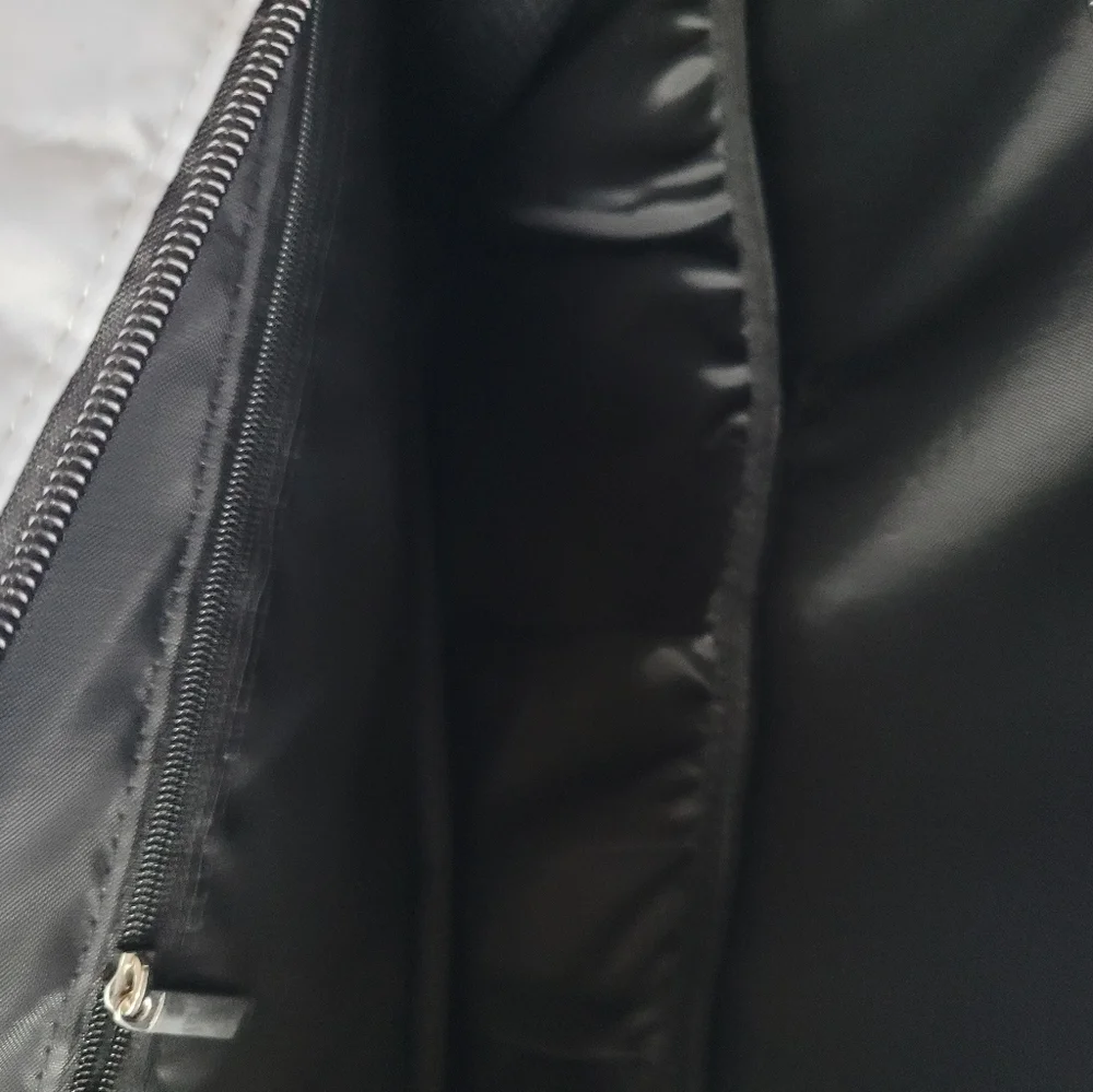 Classic Black and White Duffel Bag